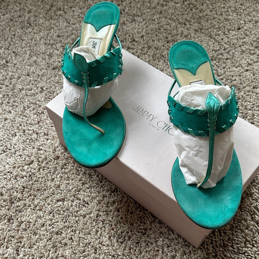 Jimmy Choo Turquoise Sandals for Women